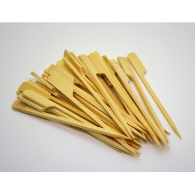 Bamboo knot skewers golf 12cm/3mm 200τμχ