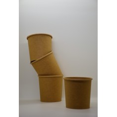 Μπώλ χάρτινο κραφτ 800ml 2